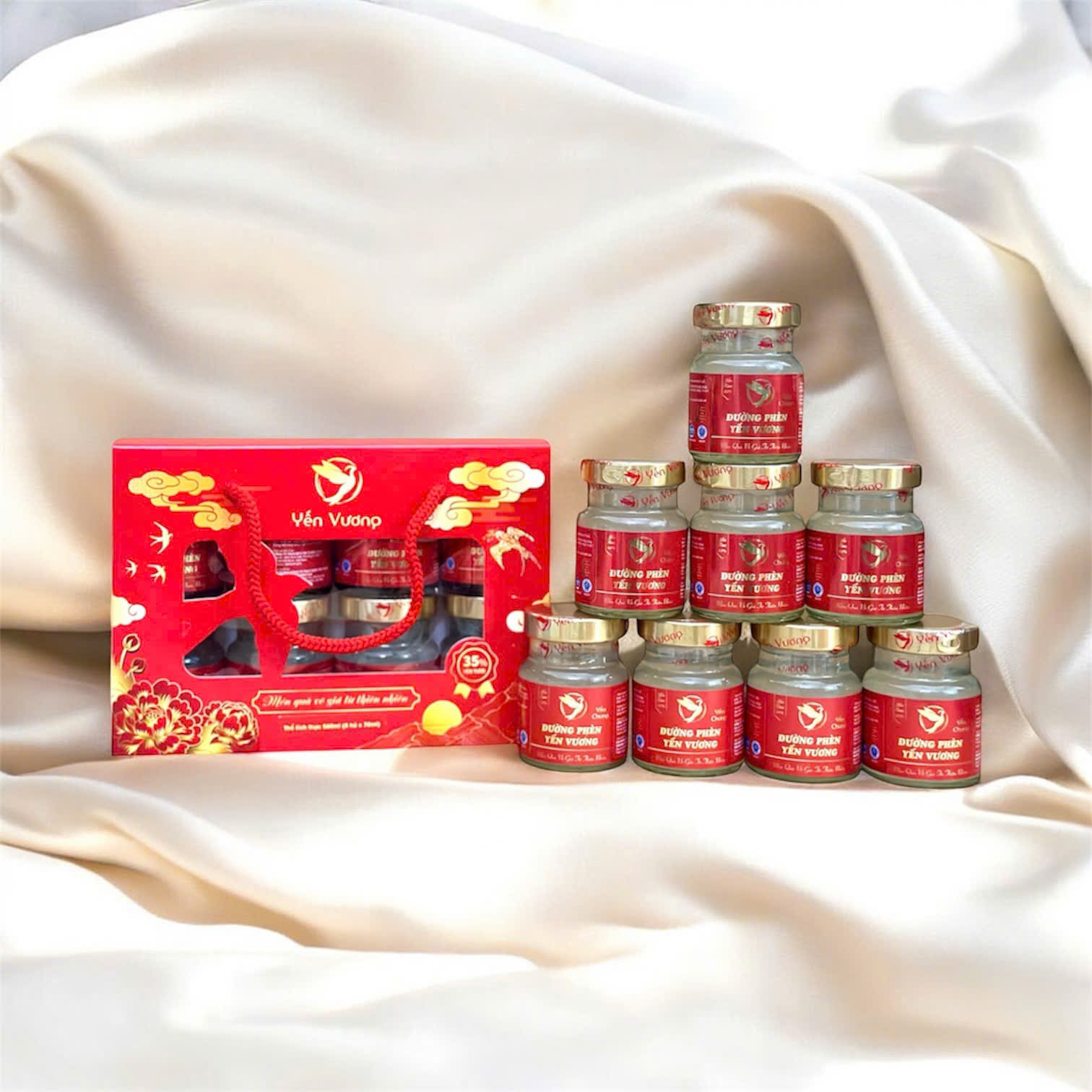 Lốc 8 hũ yến Vương 70ml Đường Phèn